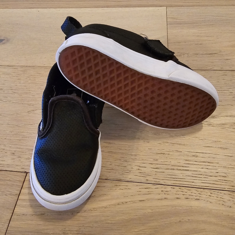 Vans Slip-On Perf Leather Shoe Toddler